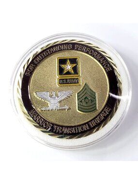 U.S. Army Warrior Transition Brigade For Outstanding Performance Challenge Coin